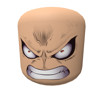 Angry Pirate King Anime Face