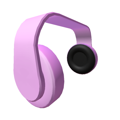 Roblox Item Light Pink Headphones