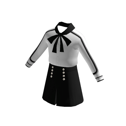 Cute School Dress - Black | Roblox Item - Rolimon's