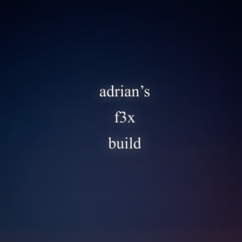adrian's f3x build