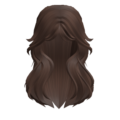 Anime Layered Y2K Messy Popular Girl Hair (Brown) - Roblox