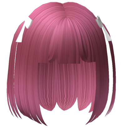 Roblox Item Hot Pink Cheap Anime Bob with Bows