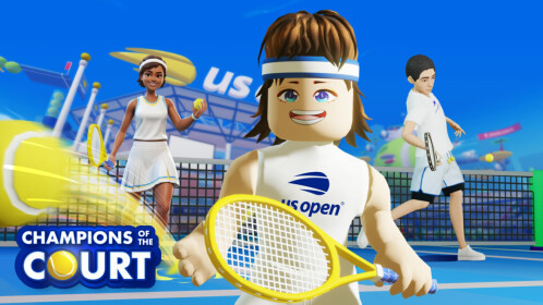 US Open: Nhà vô địch sân tennis - Roblox