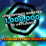 welcome to pls donate fake robux - Roblox