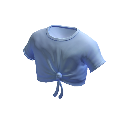 Forever21 White Graphic Crop T-Shirt Baby Blue | Roblox Item - Rolimon's