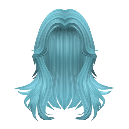 Cool Blue Girl Hair - Roblox Blue Hair Codes - 420x420 PNG