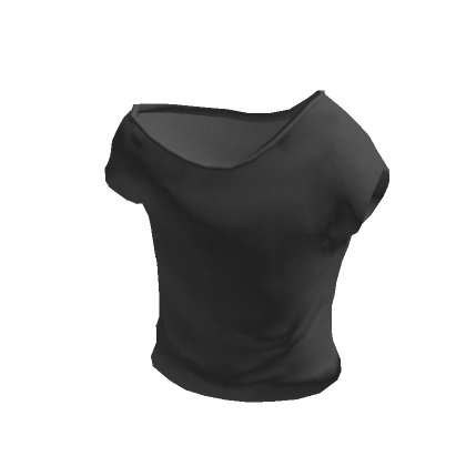 T-Shirt girl crop top gray - Roblox
