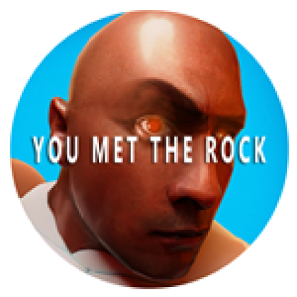 the rock meme - Roblox