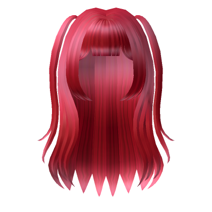 Roblox Item Red Kawaii Anime Pigtails