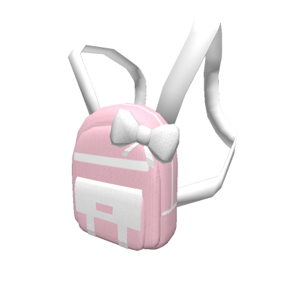 Roblox Item Mini Bow backpack Pink 3.0