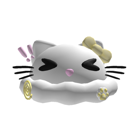 Happy Kitty Cute Face (Purple)'s Code & Price - RblxTrade