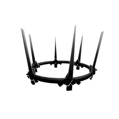 Roblox Item Black Void Imperial Crown - Cartoony Outline