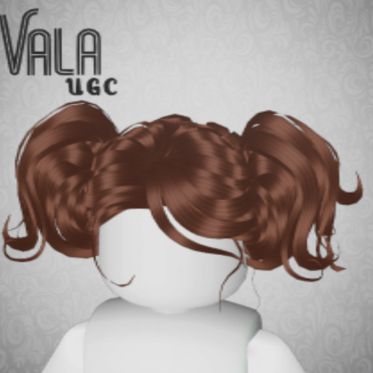 Cute Brown Pigtails Hair | Roblox Item - Rolimon's