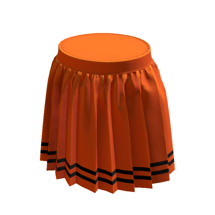 Black Striped Orange Pleated Skirt Roblox Item Rolimon s