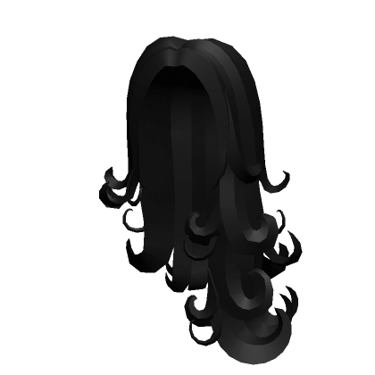 Black Curly Popstar Hair's Code & Price - RblxTrade