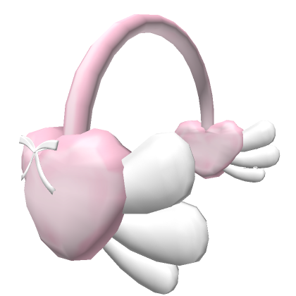 Kawaii Heart Earmuffs ( Pink ) | Roblox Item - Rolimon's