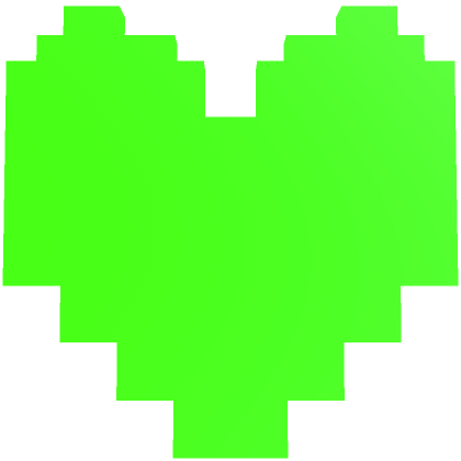 Roblox Item Green Pixel Heart