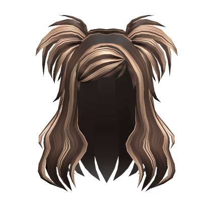 Scene Hair Brown | Roblox Item - Rolimon's