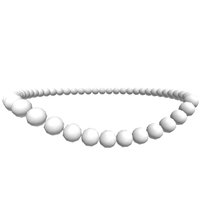 white pearls necklace's Code & Price - RblxTrade