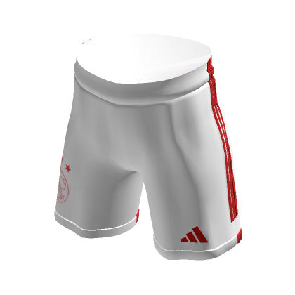 adidas Ajax White Football Shorts Roblox
