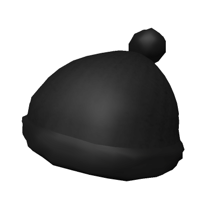 Roblox Item Warm N' Cozy Black Winter Cap