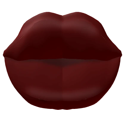 Chibi glam lips deep red | Roblox Item - Rolimon's