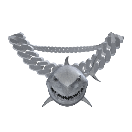 Shark iced out shop chain