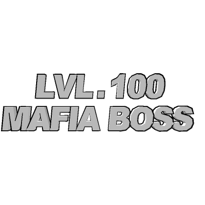Roblox Item Level 100 Mafia Boss Text Tag