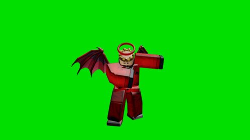 Roblox characters with green screen