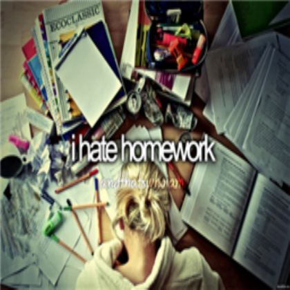 i hate homework wallpaper