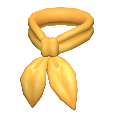 Yellow 70s Neck Scarf | Roblox Item - Rolimon's