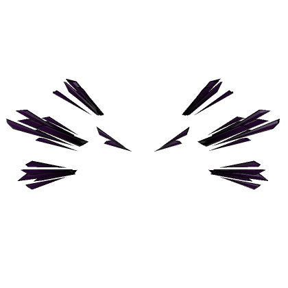 Roblox Item Cartoony Purple Shattered Aura