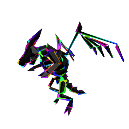 Roblox Item Mini Rainbow Dragon (Fly)