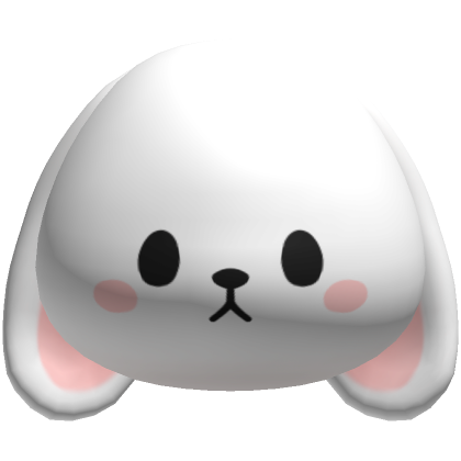 Cute White Bunny Head | Roblox Item - Rolimon's