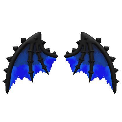 Blue Spikey Vampire Wings | Roblox Item - Rolimon's