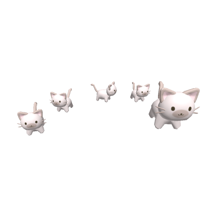 Roblox Item ♡ 🐱 Cute Siamese Cat & Kittens Group Army Pet🐱 ♡