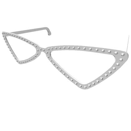 Roblox Item Diamond Studded Cateye Glasses