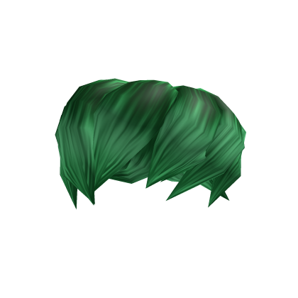 Roblox Item Green Long Shaggy Hair