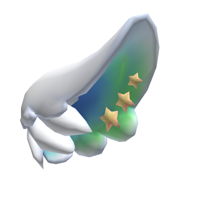 Roblox Item Feathery Ears White Green
