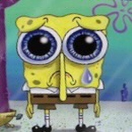 sad spongebob