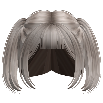 Roblox Item Short Anime Puffy Pigtails (Ash Blonde)