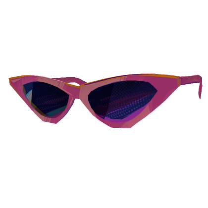 Roblox Item Pink Cat Eye Sunglasses