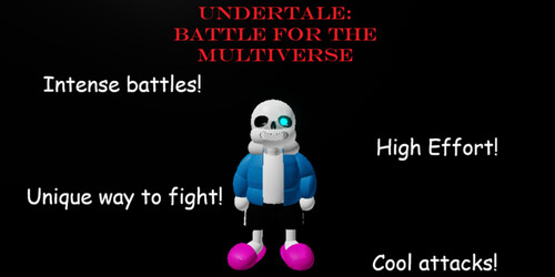 Undertale: Battle for the Multiverse - Roblox