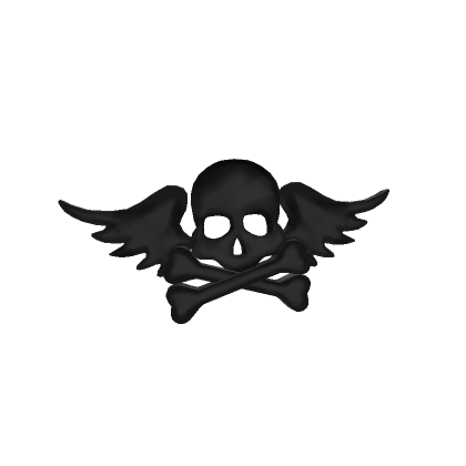 Y2k Angelic Skull Hairclip Black | Roblox Item - Rolimon's