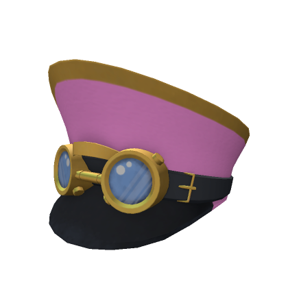 Roblox Item Oversized Anime Army Cap Pink