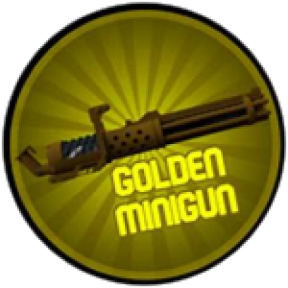 Op Golden Mini gun (troll) - Roblox