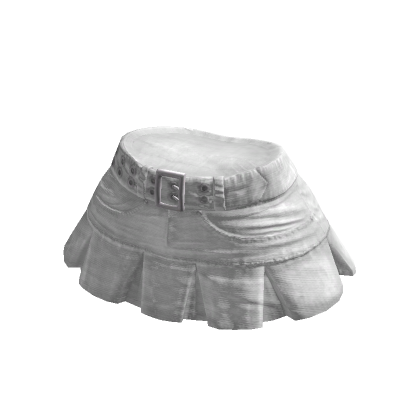White denim skirt 3d discount