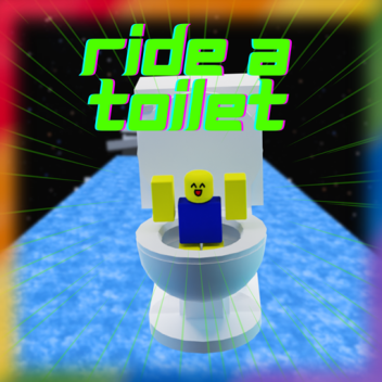 Go down a slide in a toilet