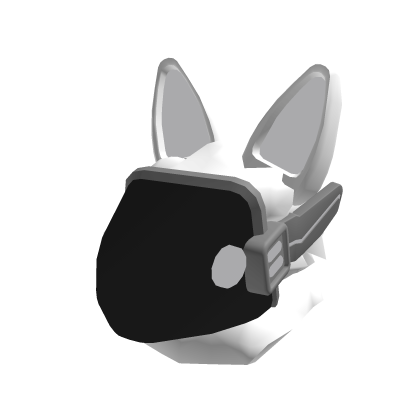 White Protogen Head - Dynamic Head - Roblox