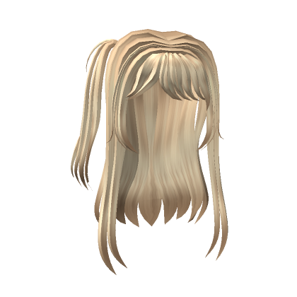 Long Anime Hair with Pigtail in Blonde's Code & Price - RblxTrade